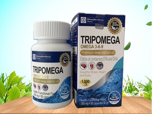 TRIPOMEGA – Sản phẩm tuyệt vời bổ sung Omega cho Tim khỏe, Mắt sáng, Não minh mẫn